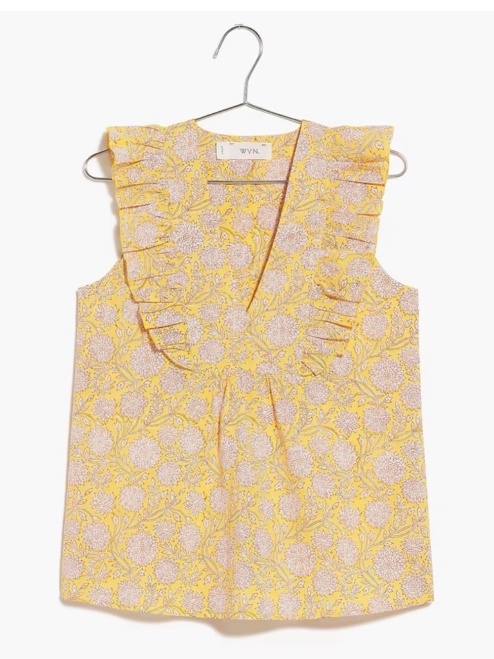 WVN Blockprint Blouse 💛